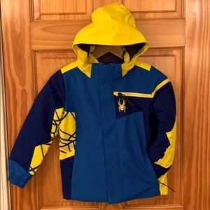 Boys Spyder “Mini Challenger Jacket” size 6 ONLY 1 AVAILABLE!